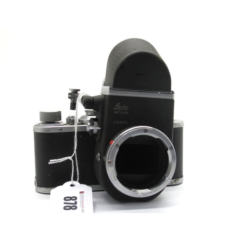 878 - Ernst Leitz Wetzler Wetler Camera, fitted with a Leitz Visolflex II - Range finder.