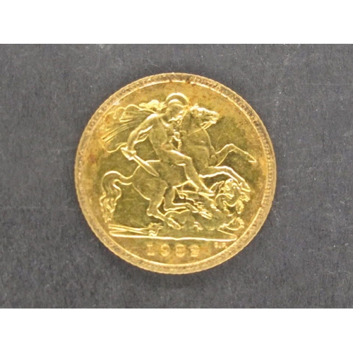46 - A 1982 QEII Half Sovereign.