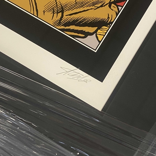 239 - Avengers Number 1 framed art print signed by Stan Lee, comes with CoA from Castle Galleries.