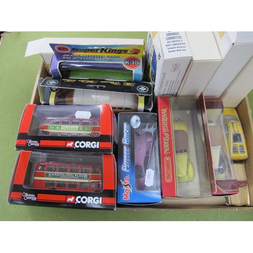 366 - A Quantity of Diecast Model Vehicles, plastic and white metal kits including Corgi Original Omnibus ... 