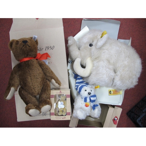 397 - Four Boxed Steiff Bears, to include 'Steiff Club 2001/2002 Edition', Mammoth, etc.