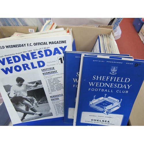 620 - Sheffield Wednesday Programmes, 54-5 Dooley Trust Fund, mainly Homes 1960-70 including 1966 F.A Cup ... 