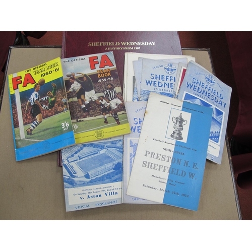 624 - Sheffield Wednesday Programmes, 1951-2 v. Sheffield United - County Cup. 53-4 F.A Cup semi, Eric Tay... 