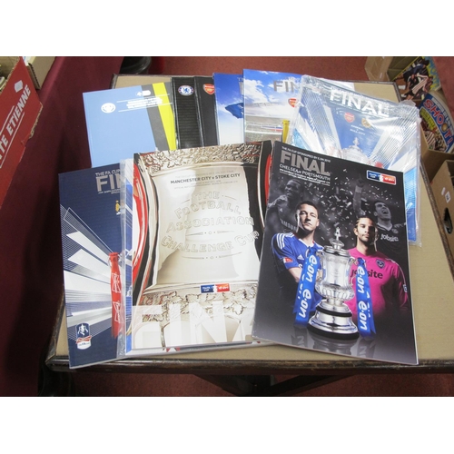 756 - F.A Cup Final Programmes, 2010-2021. (12)