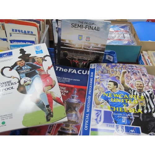 757 - F.A Cup Semi Final Programmes 2000-2019, forty different issues.