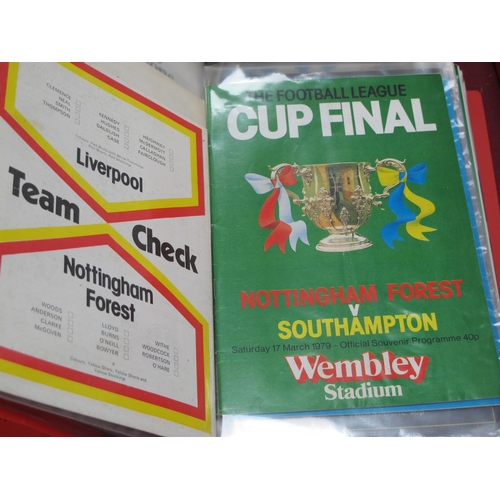 762 - League Cup Final Programmes, 1967-91. 93 plus ticket, 94. some replays noted, in folder.