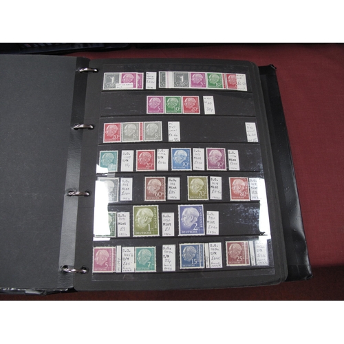 498 - Germany - A Collection of West Germany Stamps, 1949-1990's on Hagner leaves, mainly mint very high c... 