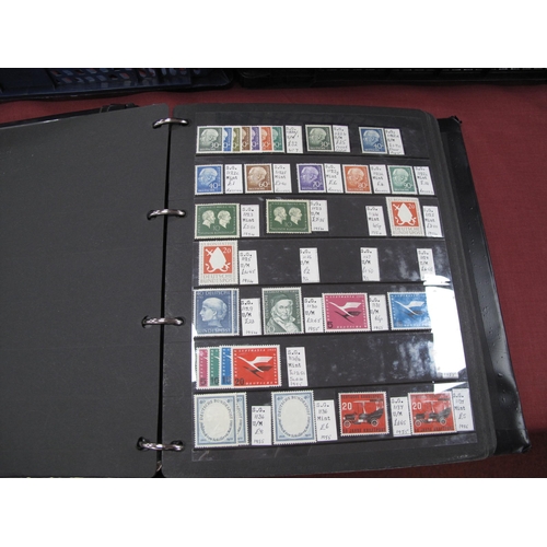 498 - Germany - A Collection of West Germany Stamps, 1949-1990's on Hagner leaves, mainly mint very high c... 