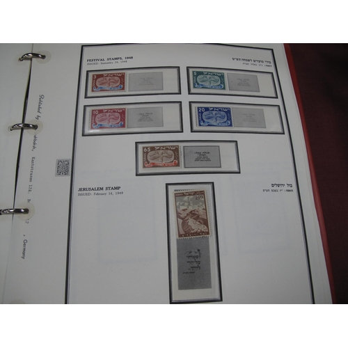 500 - An Album of Mint or Fine Used Stamps of Israel From 1948-1975, with good level of completion on hing... 