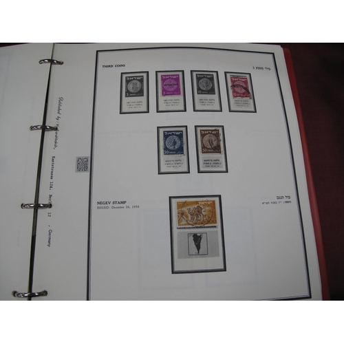 500 - An Album of Mint or Fine Used Stamps of Israel From 1948-1975, with good level of completion on hing... 