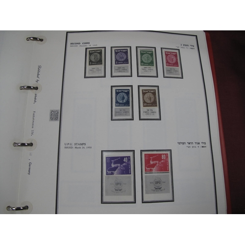 500 - An Album of Mint or Fine Used Stamps of Israel From 1948-1975, with good level of completion on hing... 