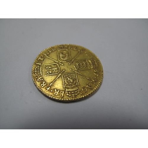 759 - 1687 James II Gold Guinea, second bust.