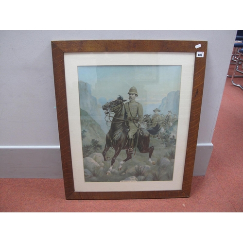 402 - Lord Kitchener of Khartoum Framed Lithograph/Print, 78 x 66cm.