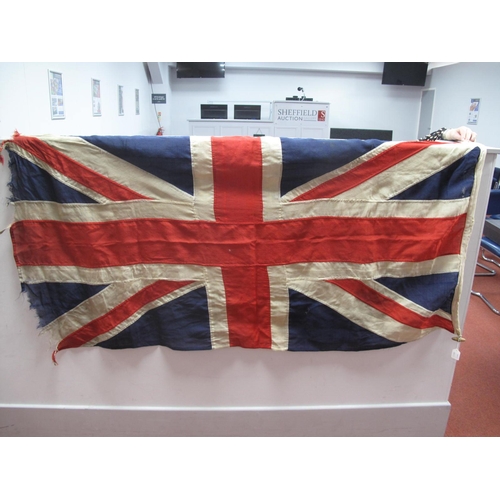 509 - Possibly a WWII Era Union Jack Flag, vendor states this was flown on the minesweeper, no provenance ... 