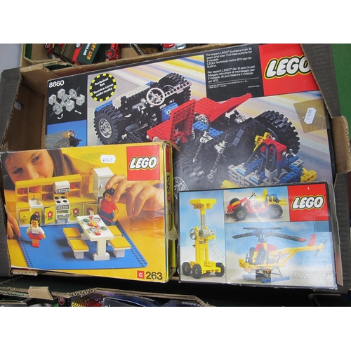 339 - Lego #8860 Chassis Technical Set, #870 motor set, #C263 kitchen set, all unchecked for completeness,... 