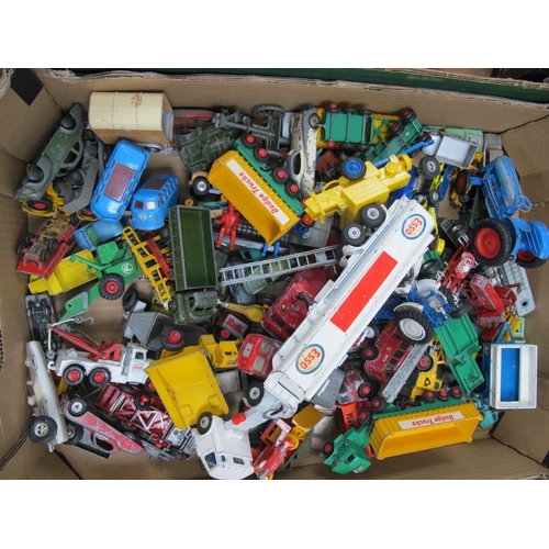 347 - A Quantity of Playworn Diecast Model Vehicles, by Matchbox, Dinky Toys, Corgi and other, 1970's and ... 