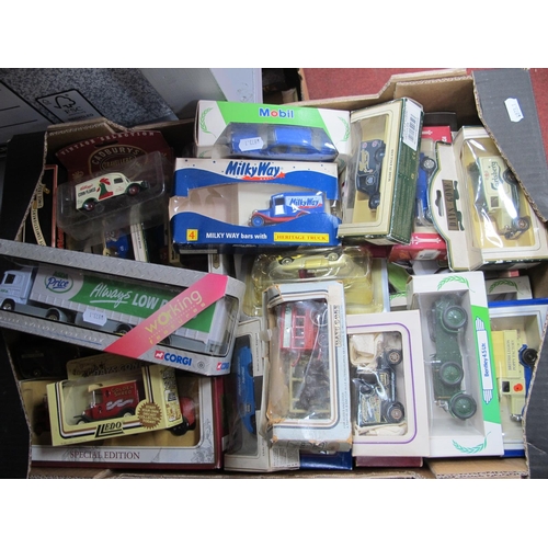 361 - Forty Plus Diecast Model Vehicles, by Lledo, Corgi and other, mostly boxed.