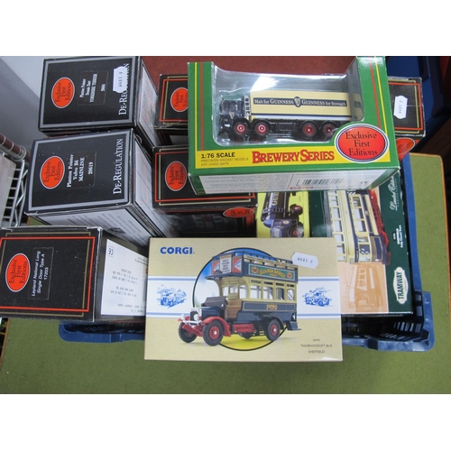 388 - Ten Diecast Model Buses and Commercial Vehicles, by EFE, Corgi, including EFE 1:76 '16506 Leyland At... 