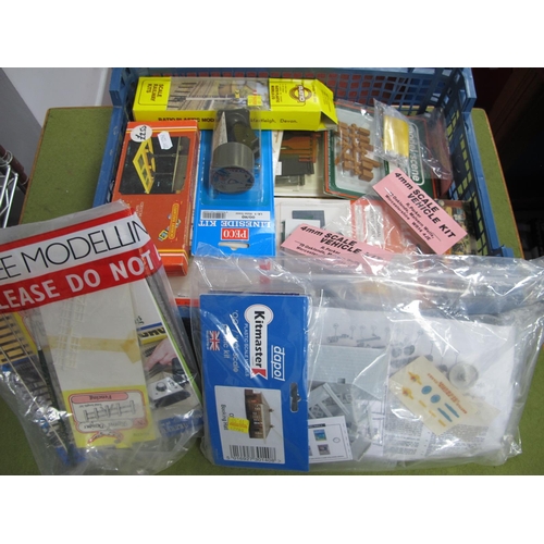 389 - Twenty Seven 'HO' Gauge/'OO' Gauge Platform and Layout Kits, (mainly poly bag) by Ratio, Wills, Peco... 