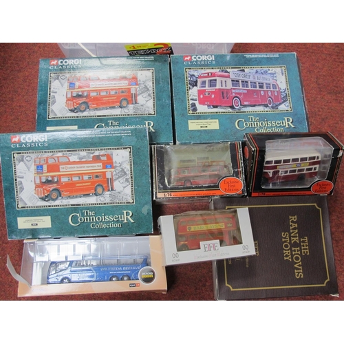 414 - Ten Diecast Model Buses and Commercial Vehicles, by EFE, Corgi, Oxford including EFE - The Rank Hovi... 