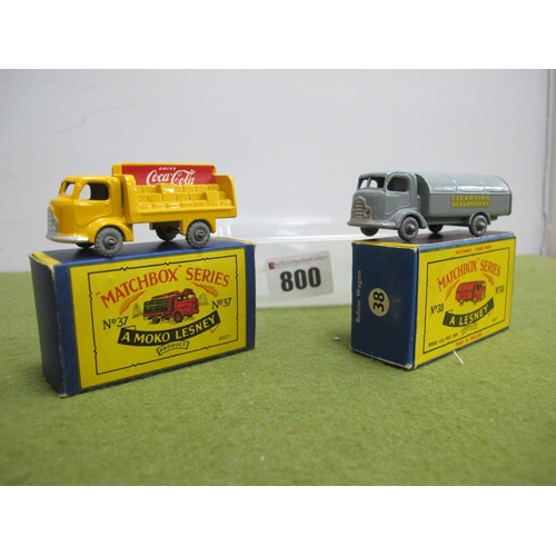 Two Boxed Matchbox Early 1-75 Series Moko Lesney Models, comprising No ...