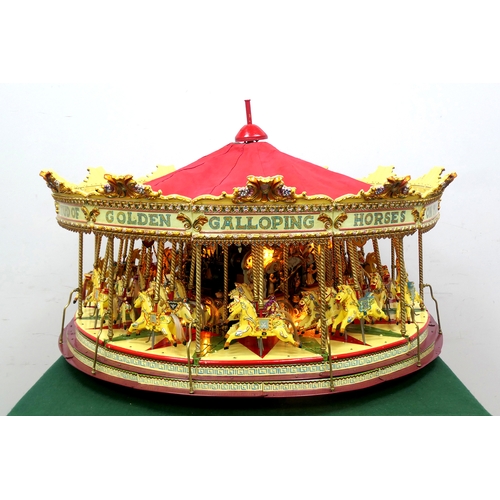 330 - A Truly Fascinating Scale Model of a Carrousel/Gallopers, The Engineered Gallopers, the exceptionall... 