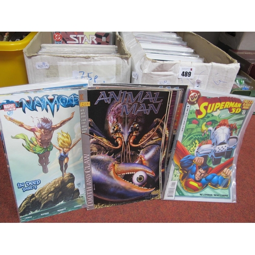 489 - In Excess of five Hundred Modern Comics by DC, Image, Wildstorm, Marvel and Other, including Animal ... 