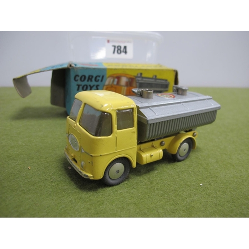 784 - A Boxed Corgi No. 460 Diecast Model Neville Cement Tipper, on ERF chassis, tunnel, cement, lemon cab... 