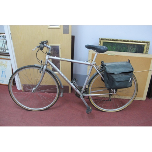 1147B - Raleigh Pioneer Gent's Bicycle, in silver with S1774 saddle.