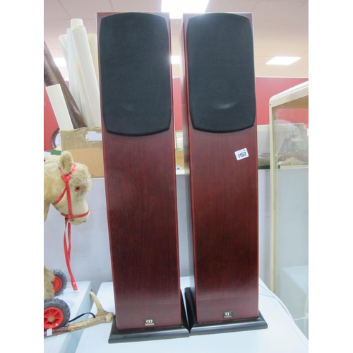 1152 - A Pair of Monitor Audio Silver 5S Floor Standing Speakers, 83cm high,