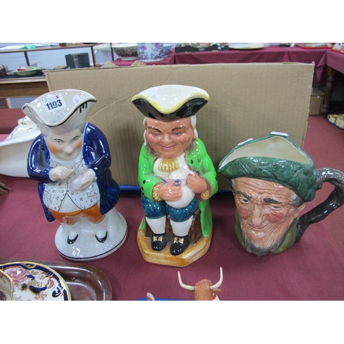 1193 - Doulton 'Auld Mac' Character Jug, XIX Century toby jug, a later example with musical facility.