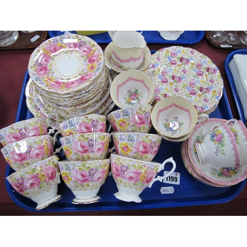 1199 - Royal Albert 'Serena' Tea Ware, of approximately of twenty three pieces (some damaged) 'Prudence' co... 