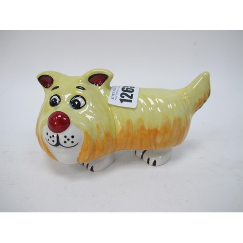 1265 - Lorna Bailey - Doodles the Dog, 14cm long