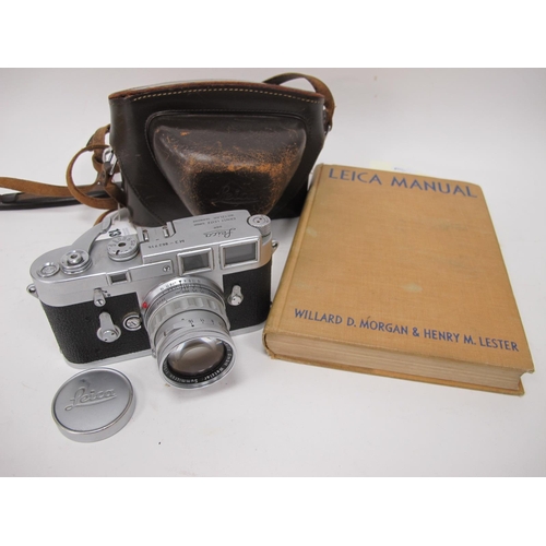 1303 - A Leica DBP M3 Ernst Leitz GMBH Wetzlar Camera, (No 962715), with Ernst Leitz GMBH Wetzlar Summicron... 