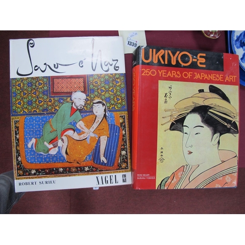 1339 - UKIYO-E 250 Years of Japanese Art, 1979 ISBN 0 8317 9041 5, Robert Surieu 'Saro E Naz' 1967 Nagel Pu... 