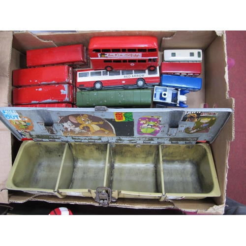 1363 - Matchbox, Dinky, Efe and Other Diecast Models, transport related; Busman's cash box.