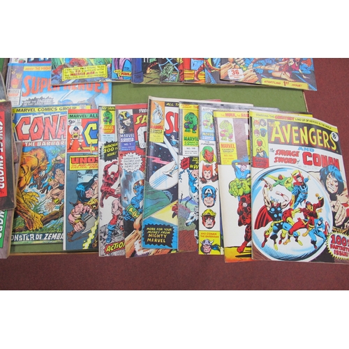 417 - Comics - The Avengers and The Savage Sword of Conan The Incredible Hulk,  etc:- One Tray.