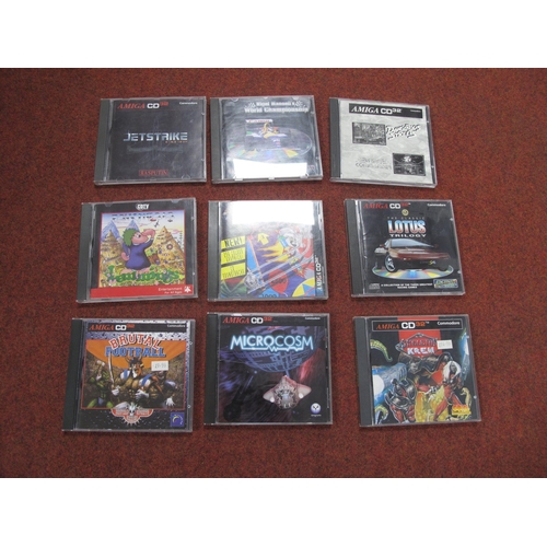 250 - A Quantity of Commodore Amiga Games, both floppy disk and CD format, games include F-19 Stealth Figh... 