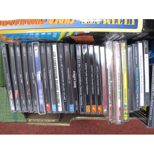 285 - A Quantity of Commodore Amiga Games, both floppy disk and CD format, games include Overlord, F-16 Co... 