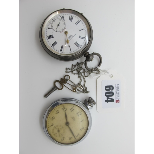 604 - Fattorini & Sons West Gate Bradford; A Hallmarked Silver Cased Openface Pocketwatch, (import marks);... 