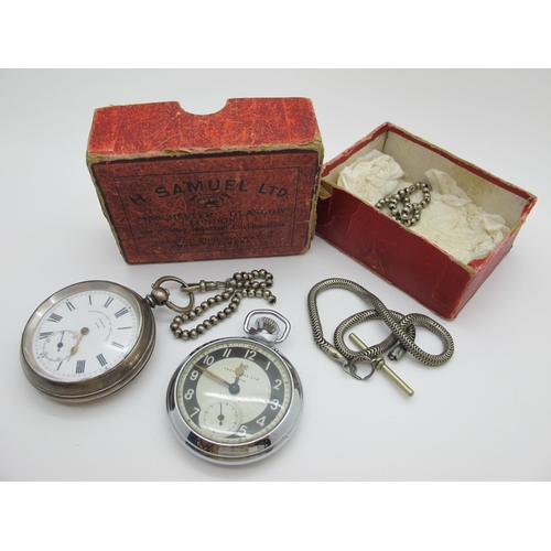 605 - Fattorini & Sons Ltd Westgate Bradford; A Hallmarked Silver Cased Openface Pocketwatch, (import mark... 