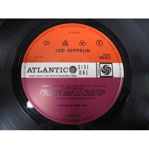 85 - Led Zeppelin Collection of Five Plum Label L.P's, that comprise of Led Zeppelin (Atlantic 588171, 19... 