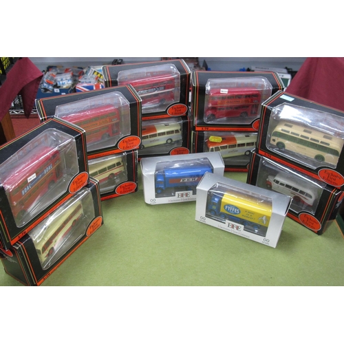 243 - Twelve Diecast Model Buses and Commercial Vehicles by EFE, all 1:76th scale including #12109 Harring... 