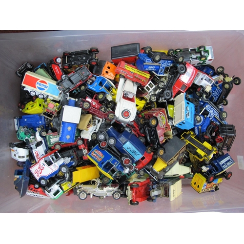 384 - A Quantity of Diecast Model Vehicles, by Lledo, Matchbox, Corgi and other, playworn:- One Box