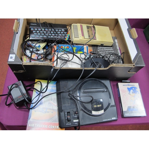 41 - A Sinclair ZX Spectrum Home Computer, literature Bush audio cassette recorder, software, together wi... 