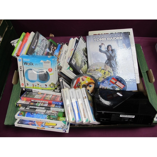 43 - A Nintendo WII Gaming Console, (untested); together with a quantity of XBox One, Nintendo WII, PSP, ... 