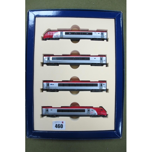 460 - A Dapol 'N' Gauge Ref No ND-073A Class 221 Virgin Super Voyager 'Marco Polo' Four Car Set, boxed (ve... 