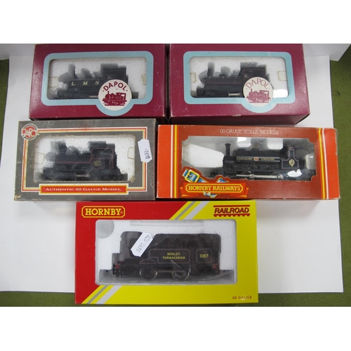 540 - Five 'OO' Gauge/4mm Boxed Tank 0-4-0 Steam Locomotives, Two Hornby Ref No's R150 and R3360 (Mosley T... 