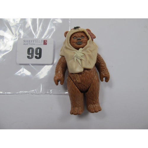 99 - An Original Star Wars Paploo 'Ewok' Last Seventeen Plastic Action Figure with Paploo Hood, no staff.