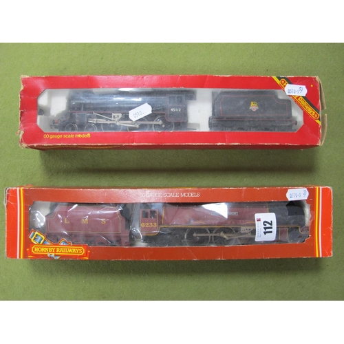 112 - Two Boxed Hornby 'OO' Gauge Locomotives, comprising of Duchess Class 4-6-2 locomotive and six wheele... 